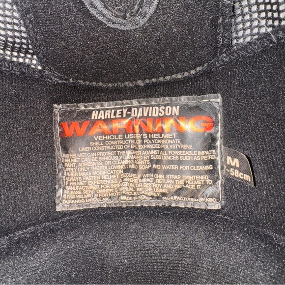 Harley-Davidson Black Full Face Motorcycle Helmet - Picture 7 of 11